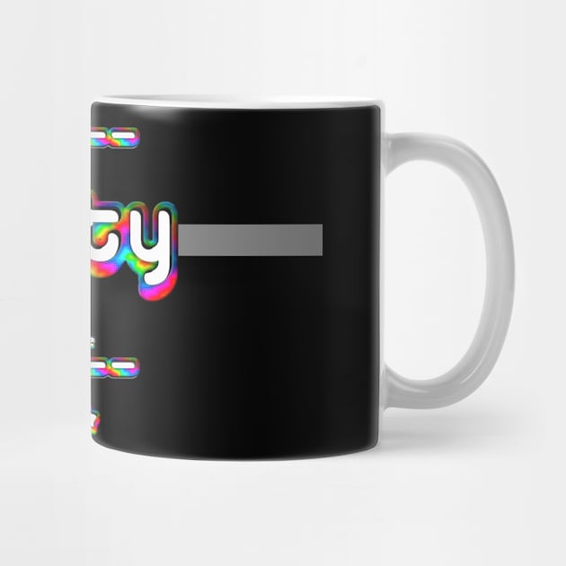 Party 1980 ColorGroove Retro-Rainbow-Tube nostalgia (wf) by Blackout Design